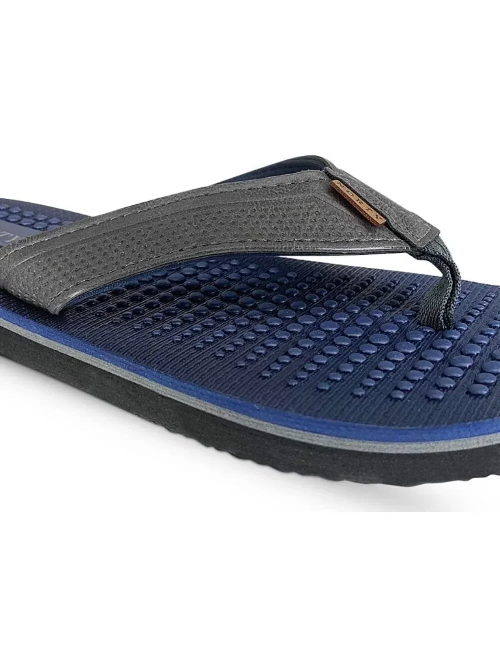 Norty Thong Men's Grey Balue Footwear For Summer Comfortable Sandals Casual